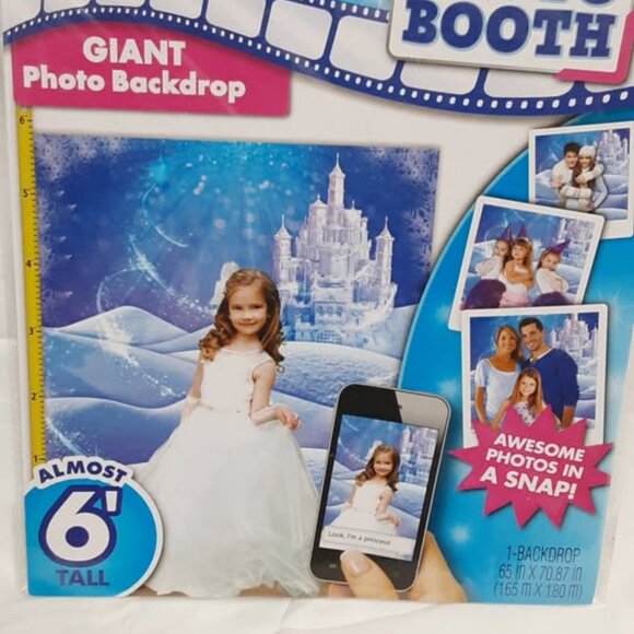 PHOTO Backdrop - Ice Castle Winter Princess - Picture 1 of 2
